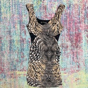 Mystic Black and Tan Artistic Tank Top